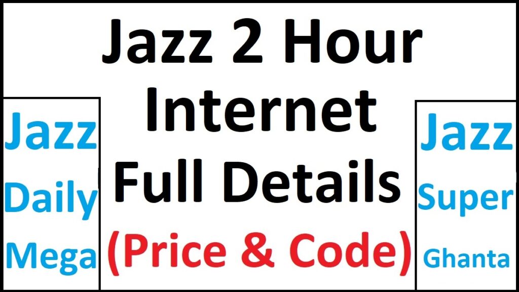 Jazz 2 Hour Internet Package