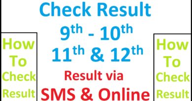 Check Result via SMS Details