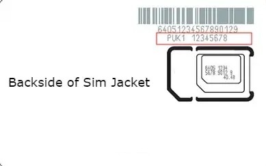 SIM Jacket Unlock Method