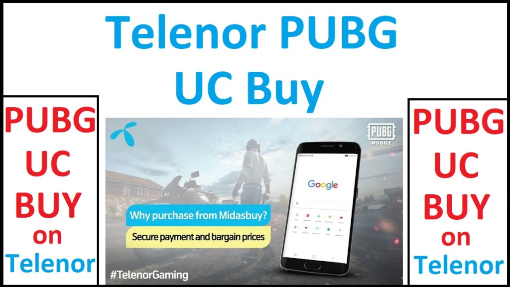Buy PUBG UC Via Telenor Details
