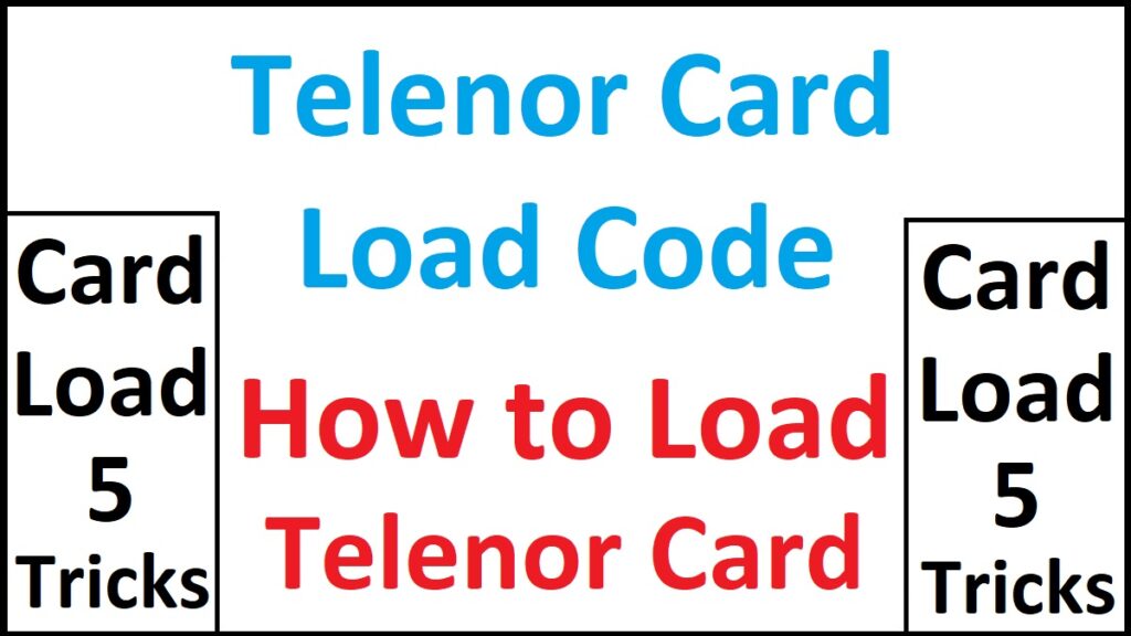 Telenor Card Load Code