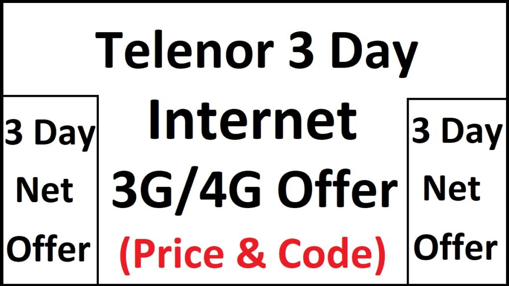Telenor 3 Day Internet