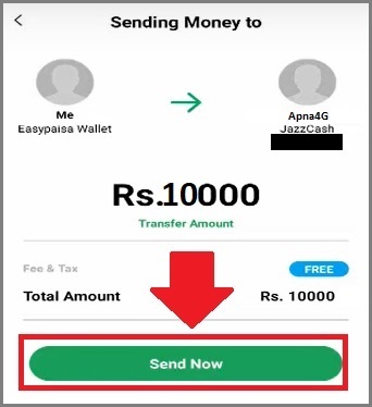 Send Money from Easypaisa (send)