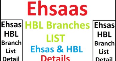 HBL Ehsaas Program Branches