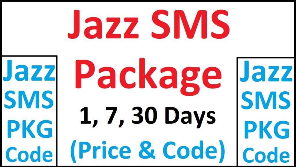 Jazz SMS Packages info