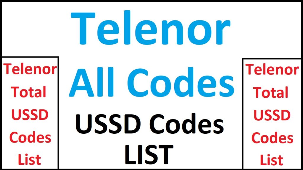 Telenor SIM Codes List