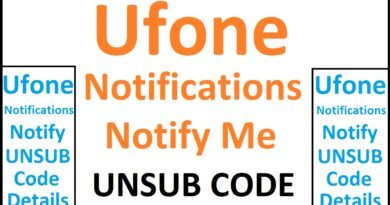 Ufone Notification Unsubscribe