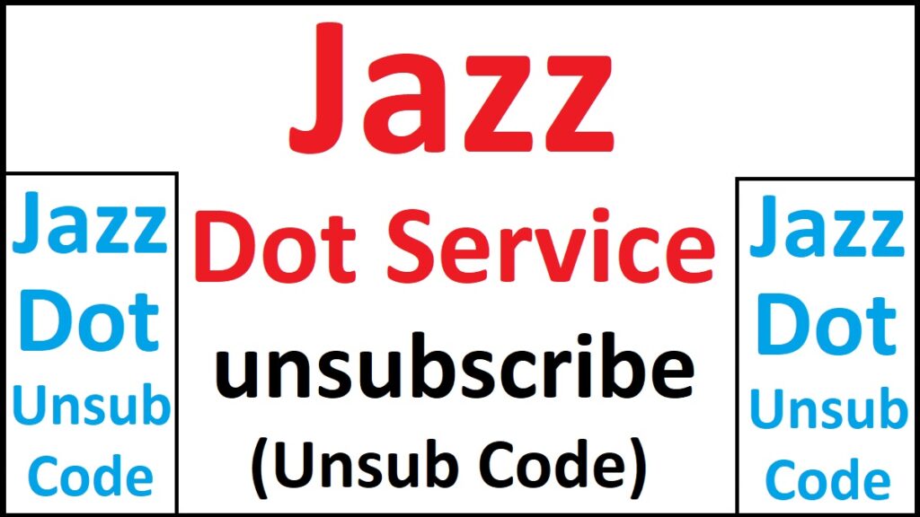 Jazz Dot Offer Unsubscribe