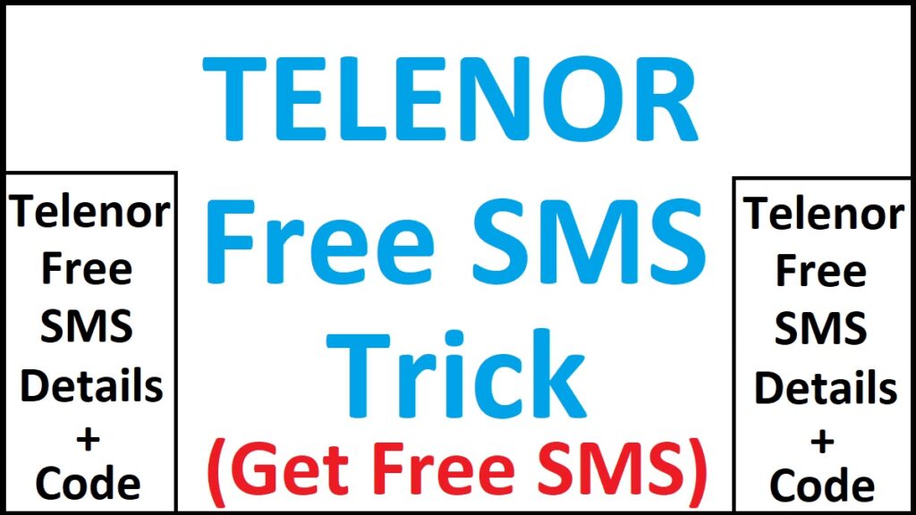Telenor Free SMS Code