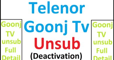 Telenor Goonj TV Unsubscribe