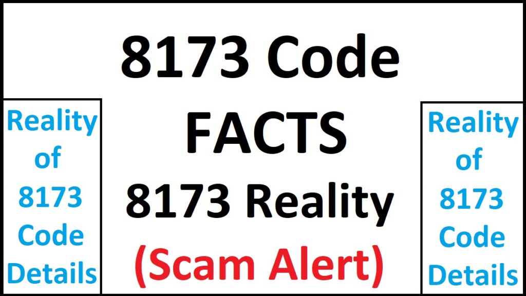 Ehsaas 8173 Code Scam Alert