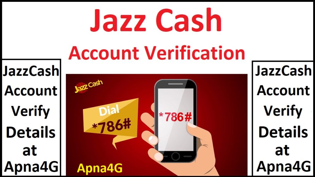 Jazz Cash Account Verification Online
