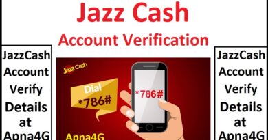 Jazz Cash Account Verification Online