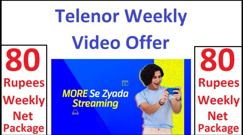 Telenor Weekly Video Package