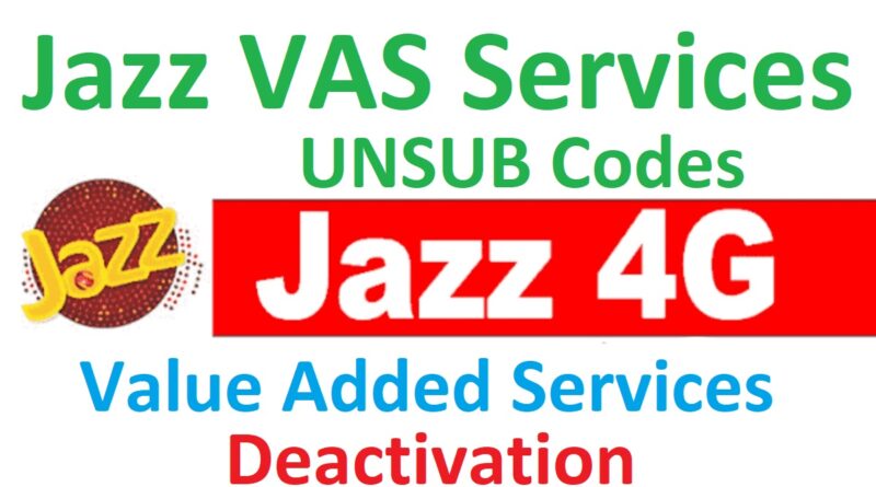 Jazz VAS Services Unsubscribe