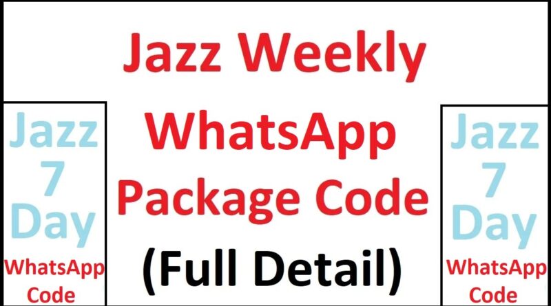Jazz introduces Weekly WhatsApp