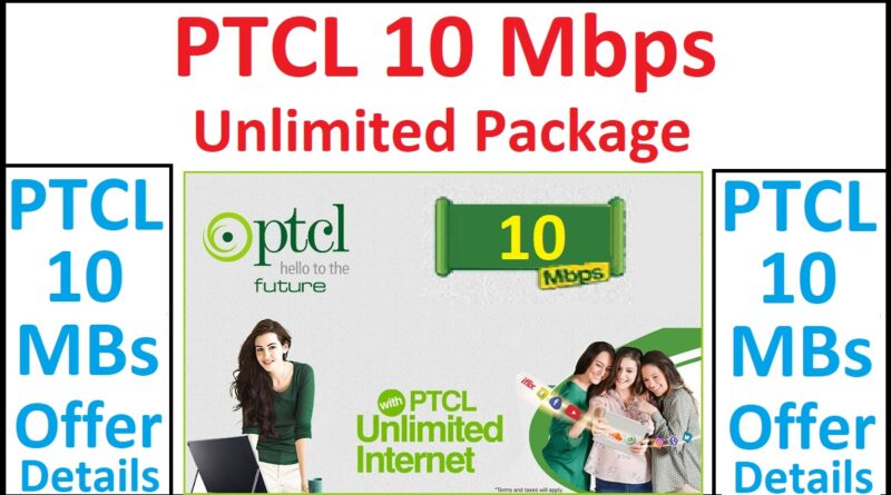 PTCL 10 Mbps Unlimited