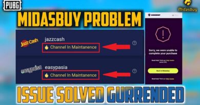 Midasbuy Channel in Maintenance
