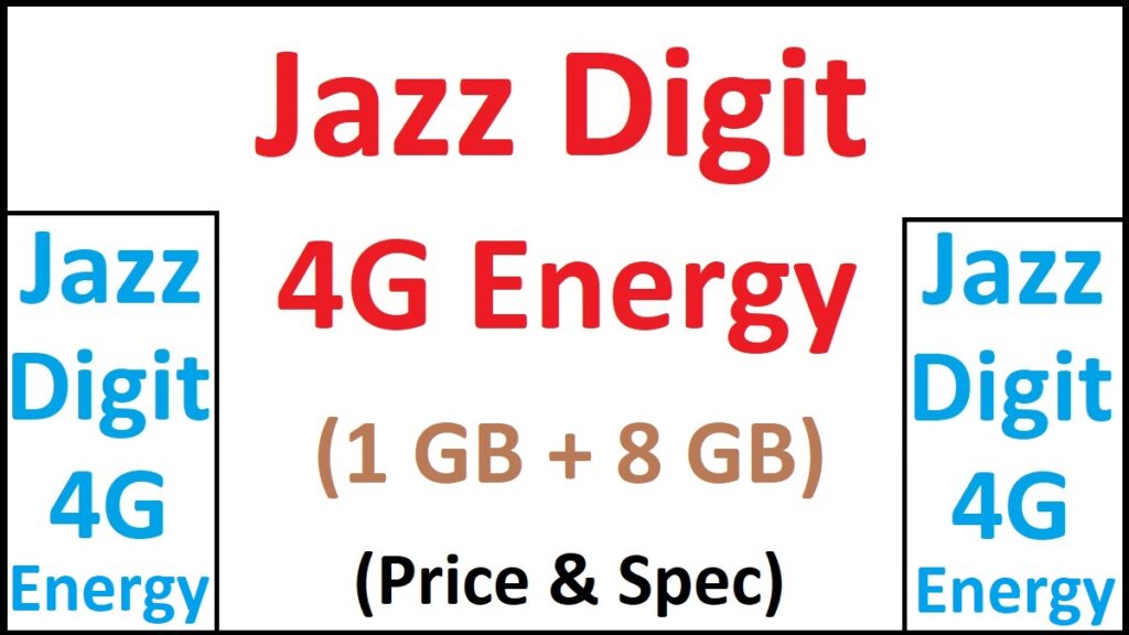Jazz Digit 4G Energy info