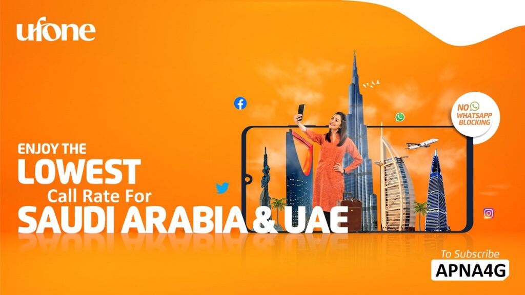 Ufone Saudi Arabia Call Packages Info