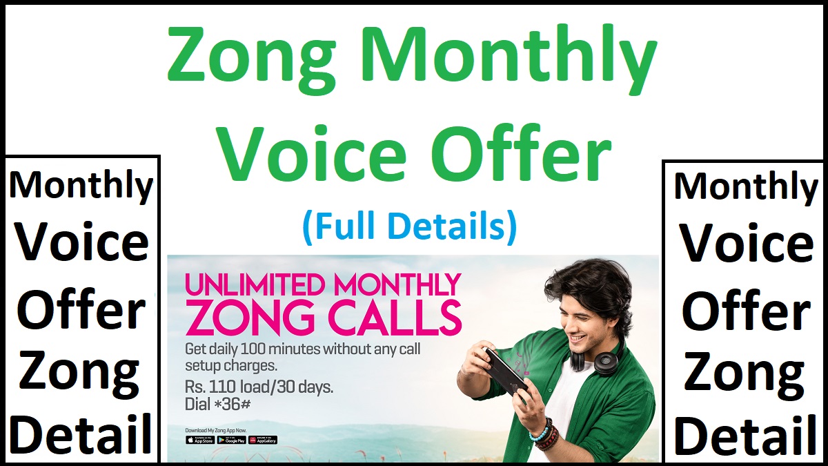 Zong Mahana Voice Offer