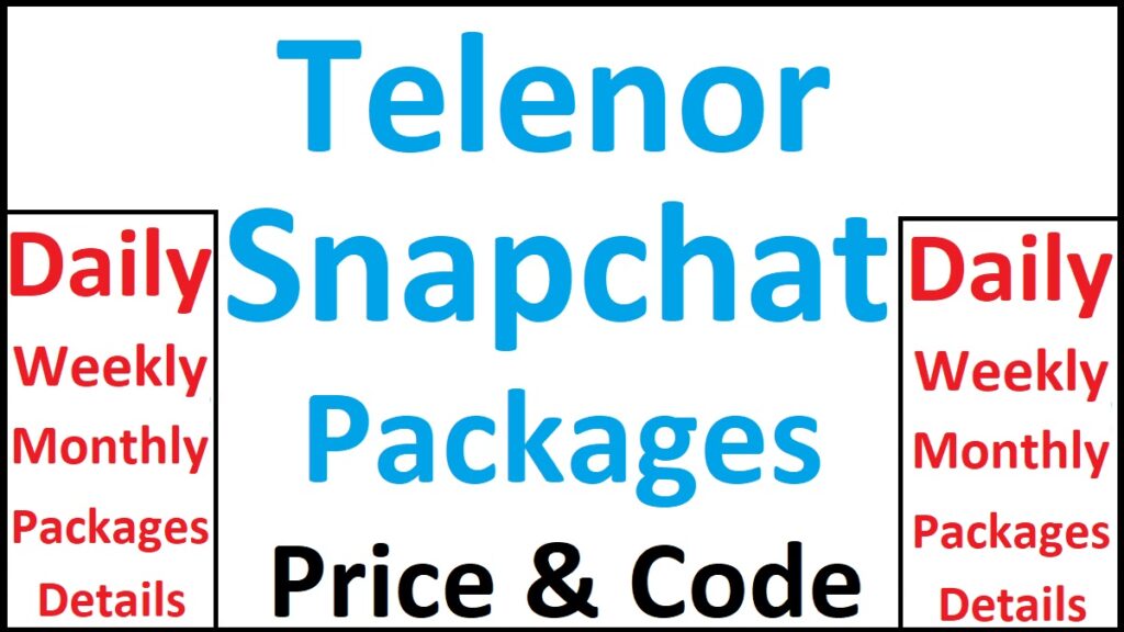 Telenor Snapchat Packages