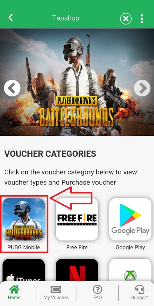 pubg mobile button