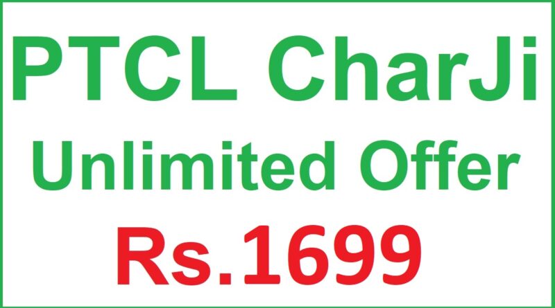 PTCL CharJi Unlimited Package info