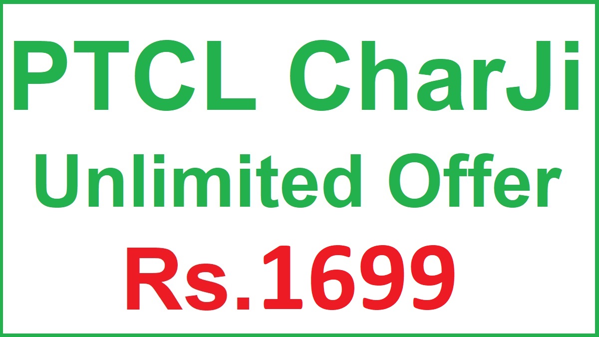 PTCL CharJi Unlimited Package info