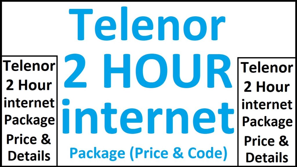 Telenor 2 Hour Internet code