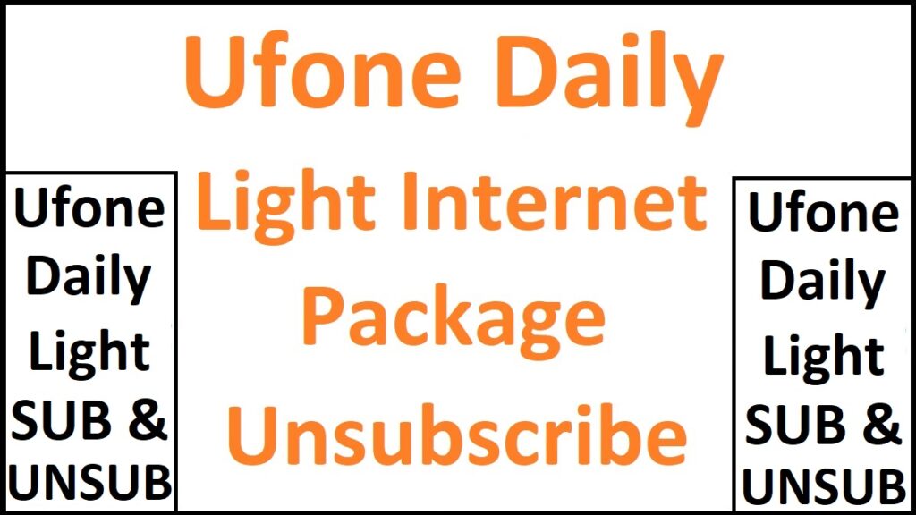 Ufone Daily Light Package