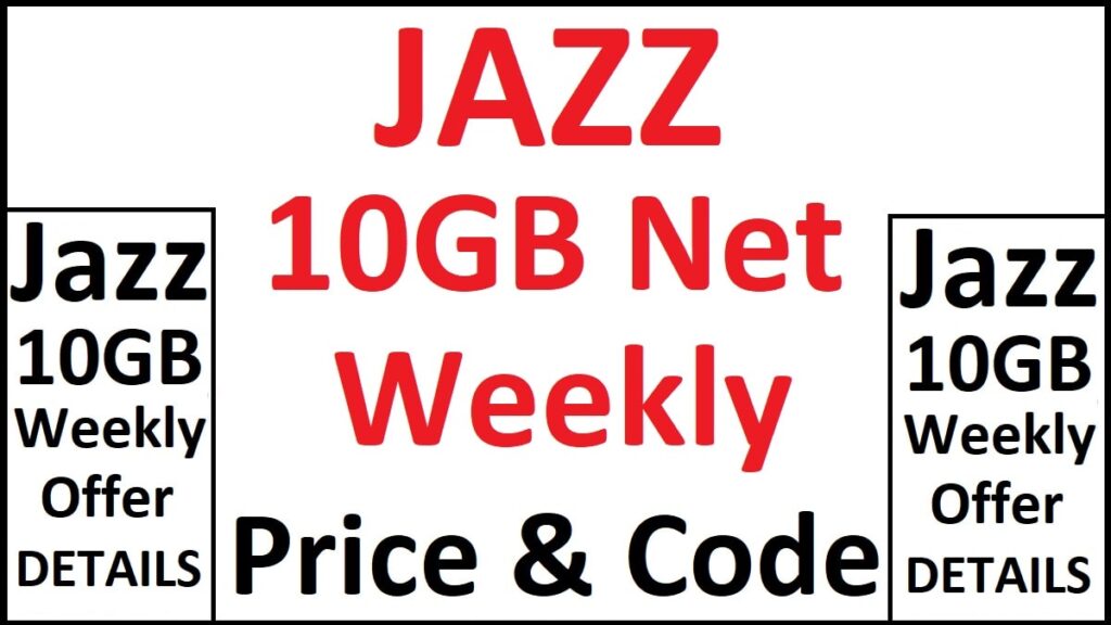 Jazz Weekly Internet Package 10 GB
