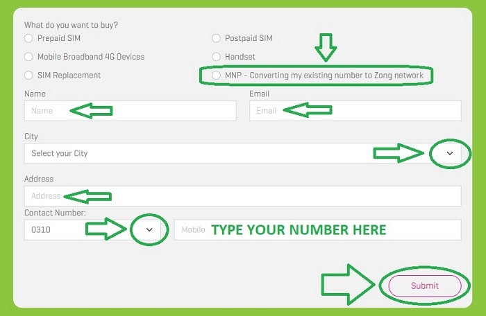 MNP converting sim