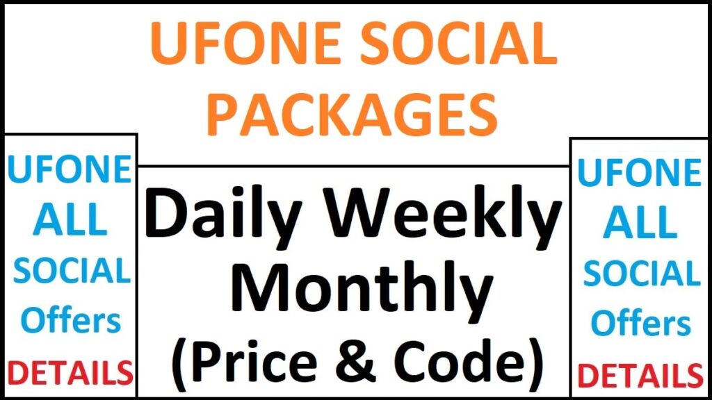 Ufone Social Packages Information