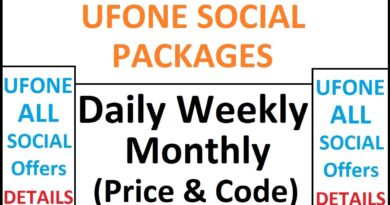 Ufone Social Packages Information