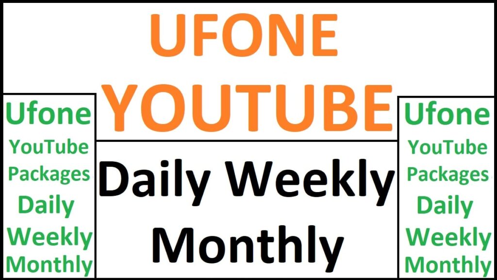 Ufone YouTube Packages With Price
