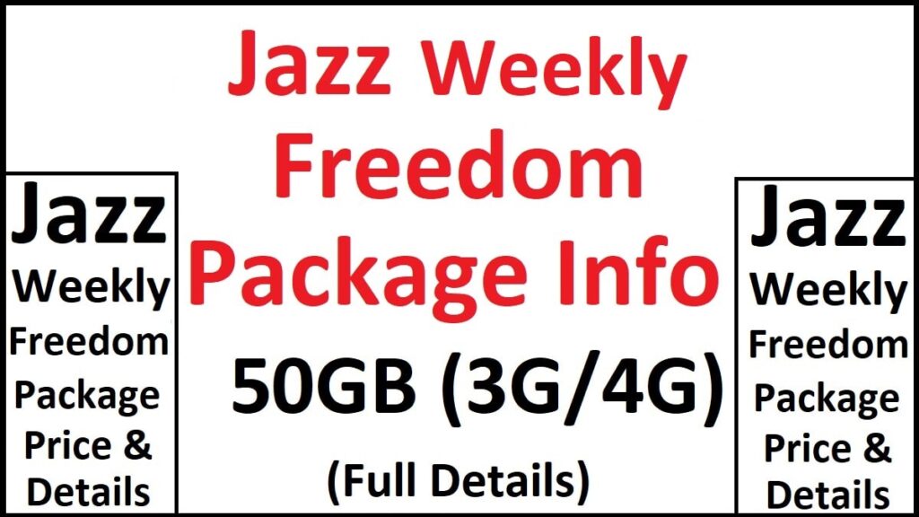 Jazz Weekly Freedom Package 50GB