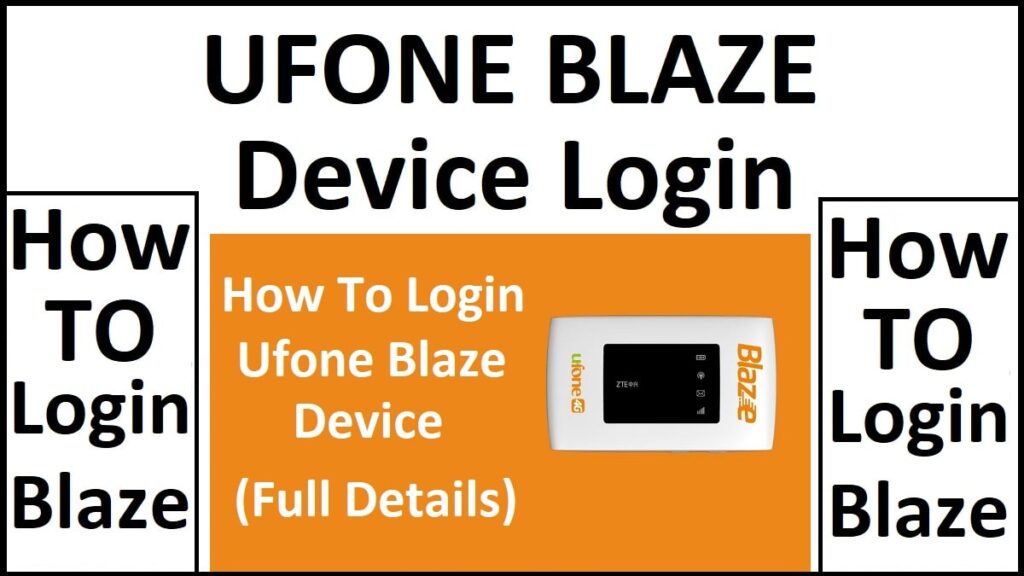 Ufone Blaze Login