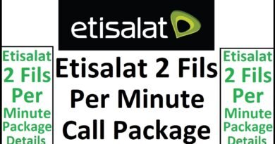 Etisalat 2 Fils Per Minute Call Package
