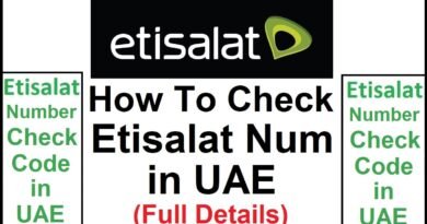 How To Check Etisalat Number in UAE Details
