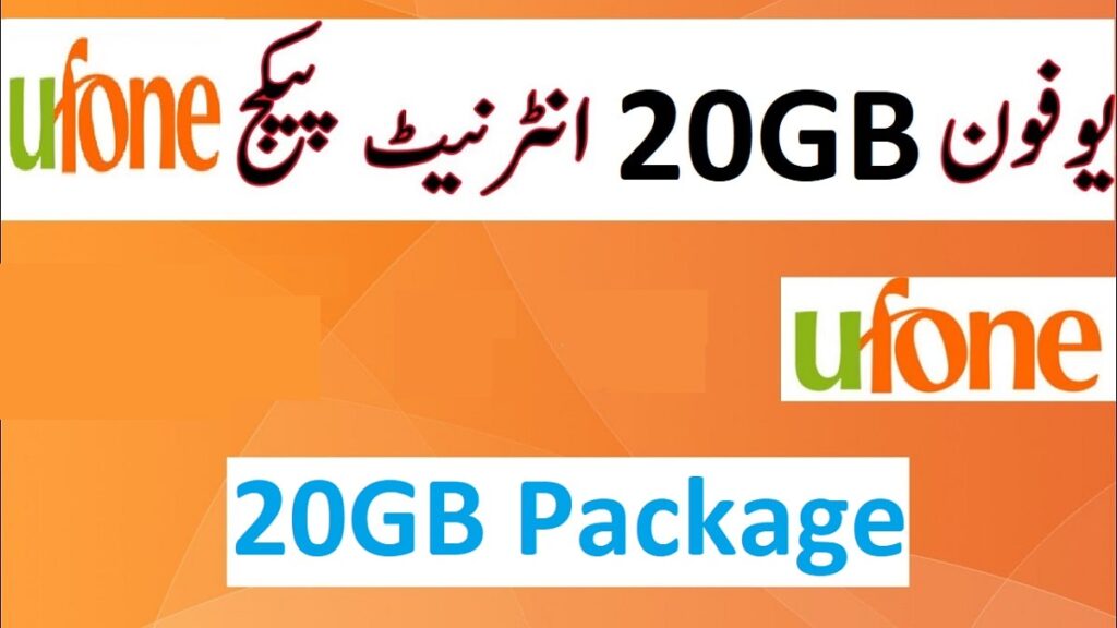 Ufone 20GB Internet Package