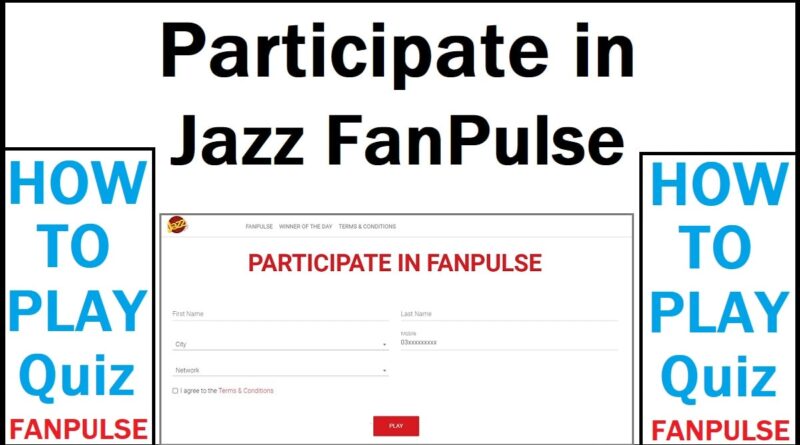 How to Participate in Jazz Fanpulse Online