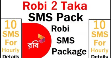 Robi 2 TK SMS Pack Details