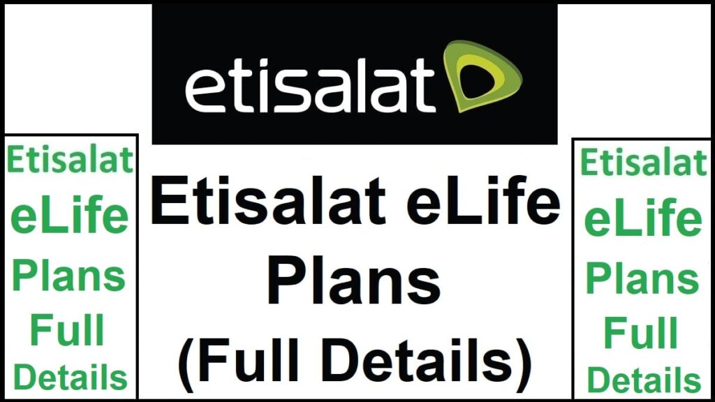 Etisalat eLife Plans