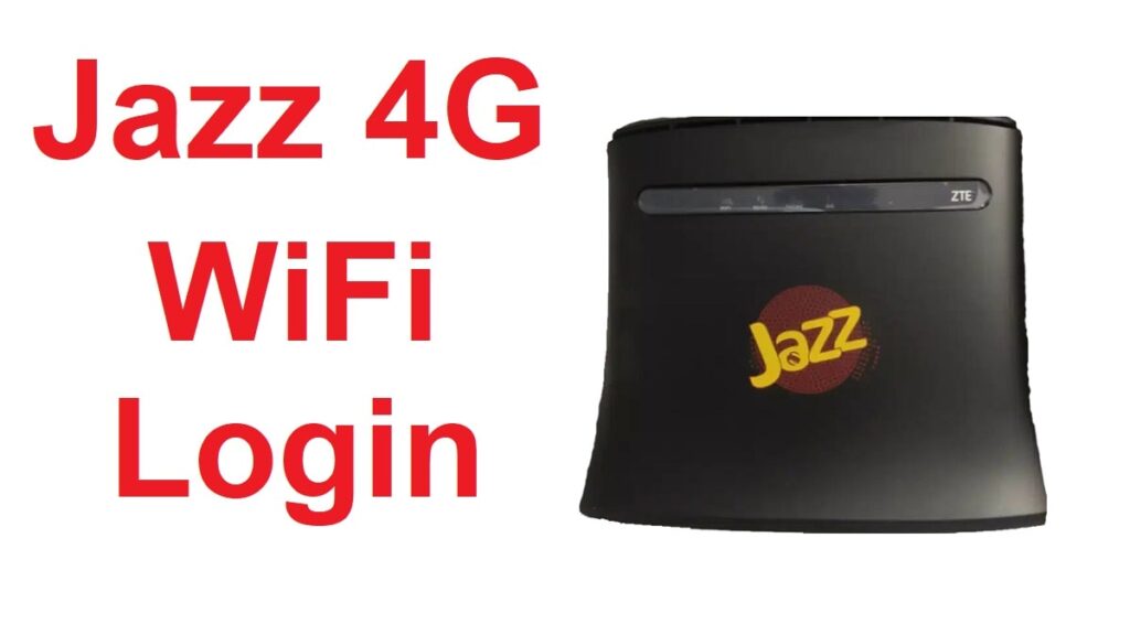 Jazz WIFI Login – How To Login Jazz 4G Device