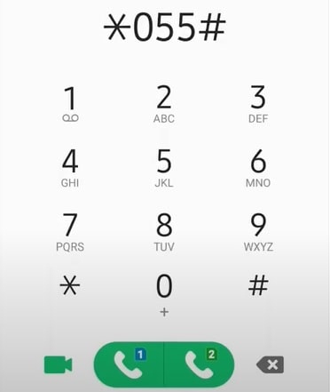 Dial *055#