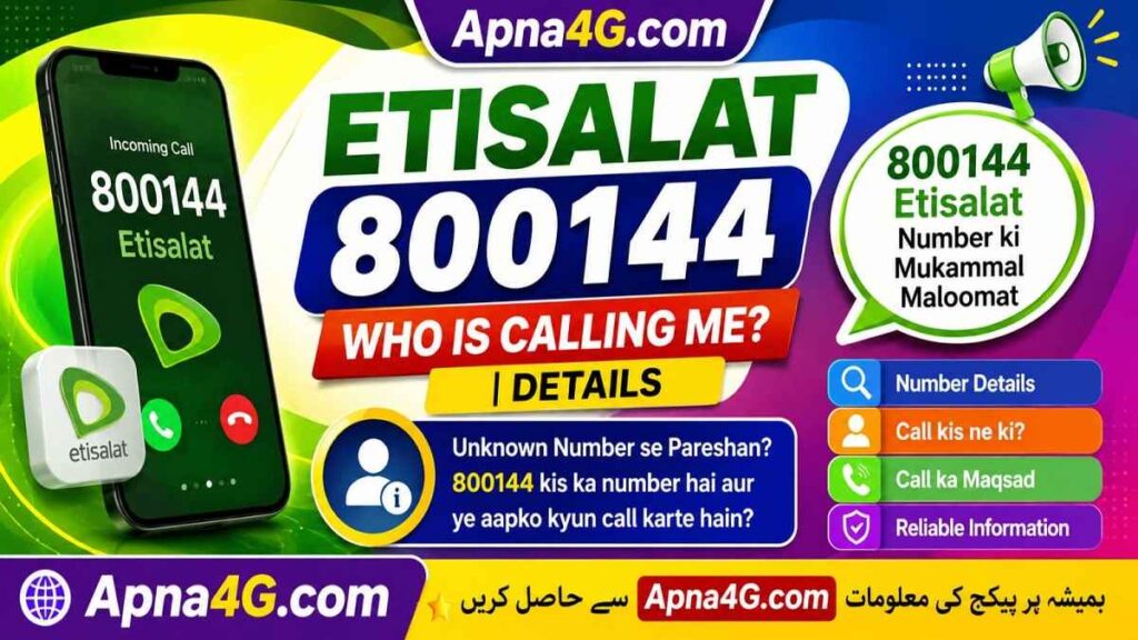 Etisalat 800144 Number
