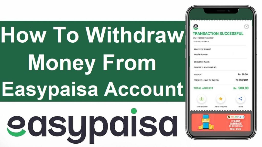 How To Withdraw Money From Easypaisa Account