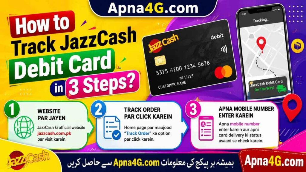 Track JazzCash Debit Card