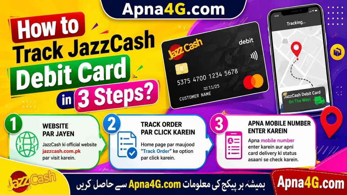Track JazzCash Debit Card